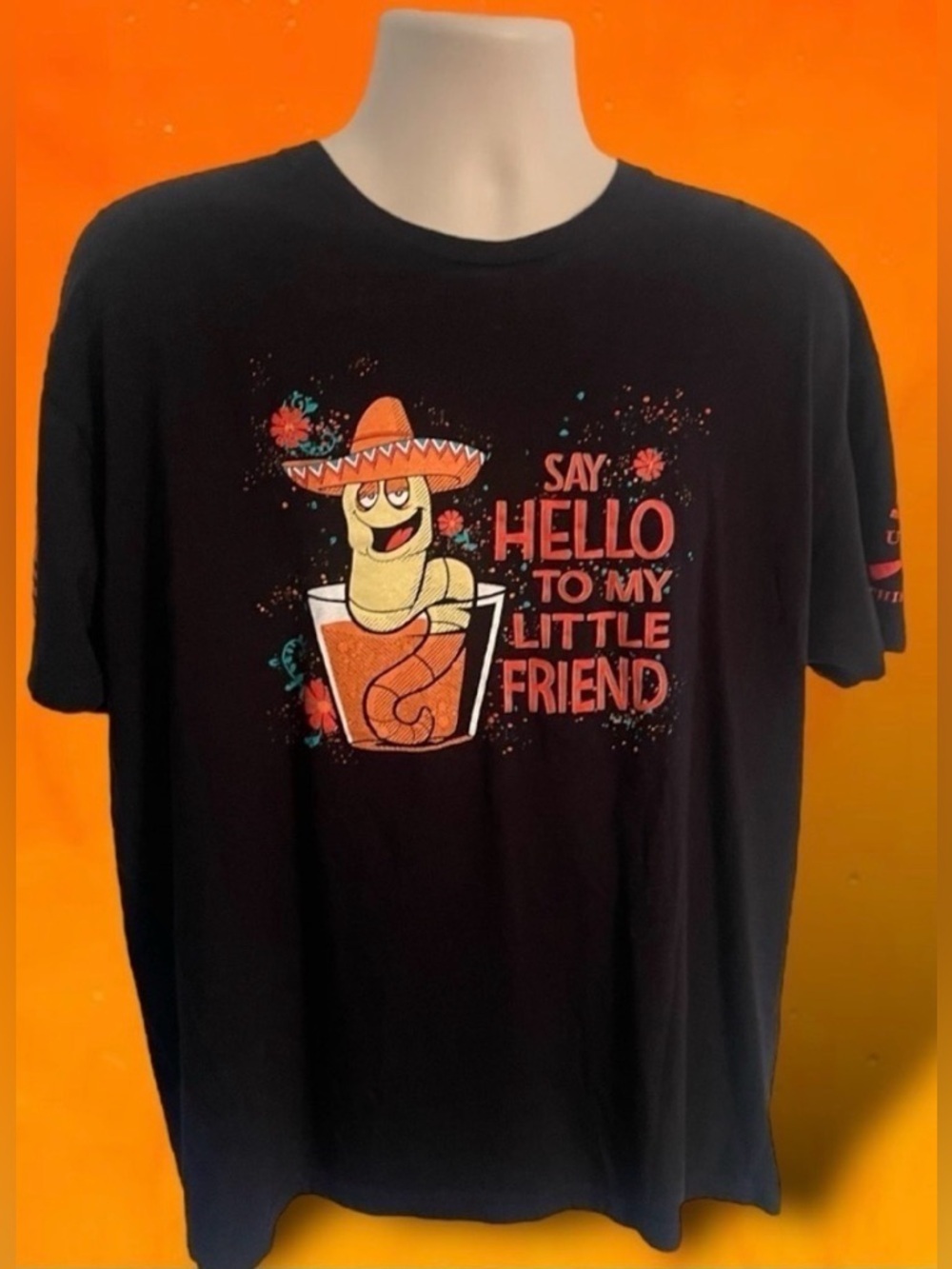 Grunt Style Men’s Say Hello to my Little Friend!Tequila T-shirt Size XLarge